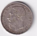 5 francs 1875 Belgique, Timbres & Monnaies, Argent, Enlèvement ou Envoi, Monnaie en vrac, Argent
