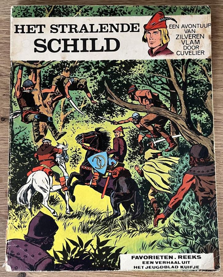 Zilveren Vlam - Het stralende schild - 20 (1968) Strip, Boeken, Stripverhalen, Gelezen, Eén stripboek