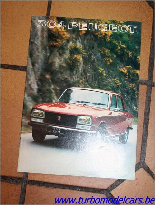 Folder Peugeot 304 1977, Boeken, Auto's | Folders en Tijdschriften, Zo goed als nieuw, Peugeot, Verzenden