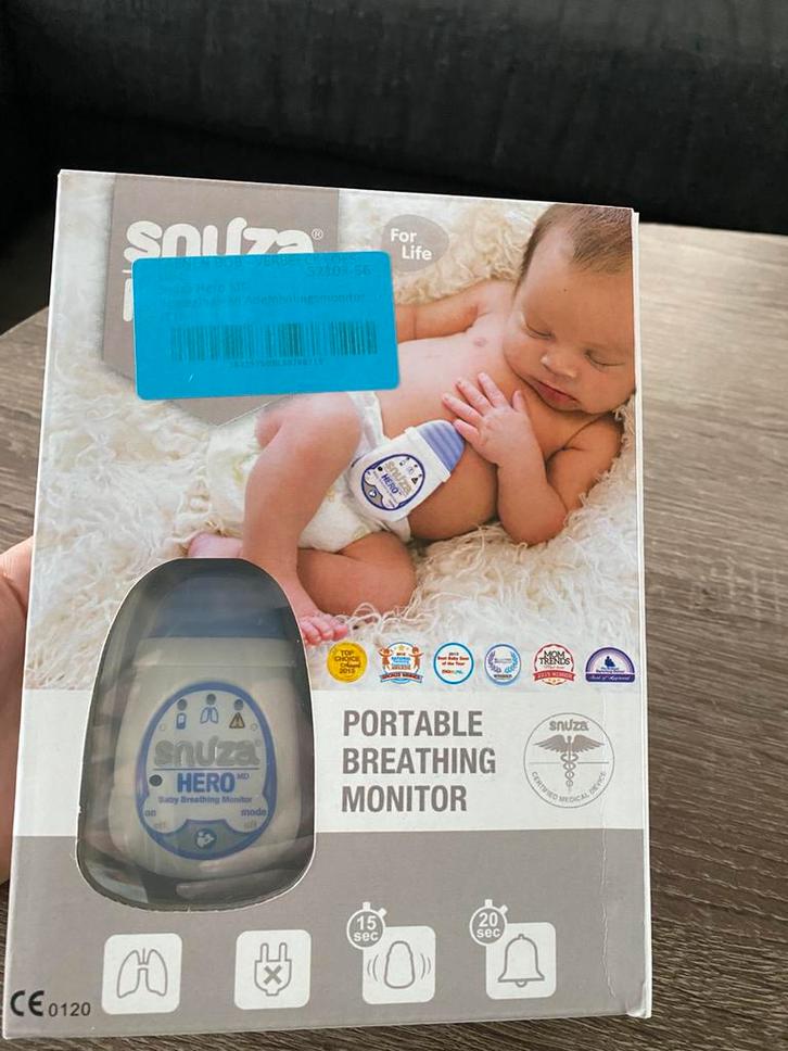 Snuza baby ademhalingsmonitor, Kinderen en Baby's, Overige Kinderen en Baby's, Zo goed als nieuw, Ophalen of Verzenden