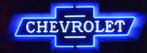 Chevrolet logo neon en veel andere USA garage mancave neons, Nieuw, Ophalen of Verzenden, Lichtbak of (neon) lamp