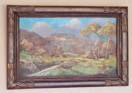 Tableau signé de R.Gillard, Antiek en Kunst, Kunst | Schilderijen | Klassiek, Ophalen