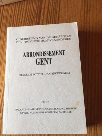 Geschiedenis van de gemeenten,  Arrondissement Gent, deel 7 beschikbaar voor biedingen