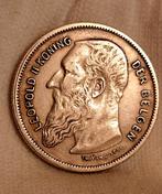 Zilveren 2 Frank 1909 Leopold II/ VL, Ophalen of Verzenden, Zilver, Zilver