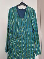 ROBE À MANCHES LONGUES taille XL, doublée + à motif, Comme neuf, Vert, GPS by fashion works, Taille 42/44 (L)
