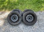 4 winterbanden en velgen van plaatstaal (165/65R14), Auto-onderdelen, Banden en Velgen, Ophalen, 14 inch, Banden en Velgen, Winterbanden