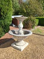 witte stenen fontein, Tuin en Terras, Tuinbeelden, Ophalen, Gebruikt, Steen, Overige typen