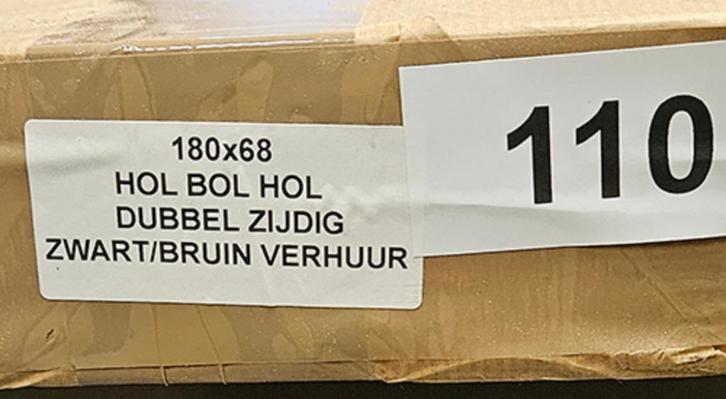 Lachspiegel dubbelzijdig 180x68cm (KJH110), Hobby en Vrije tijd, Feestartikelen, Nieuw, Versiering, Ophalen of Verzenden