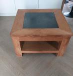 Table teck massif avec pierre bleu, Huis en Inrichting, Tafels | Salontafels, Ophalen, Zo goed als nieuw, Teakhout