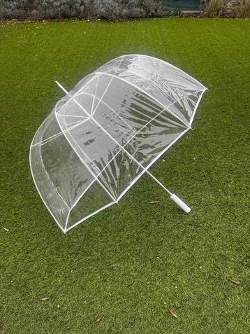 Falcone koepelparaplu transparant bruiloft/trouw 2 personen beschikbaar voor biedingen