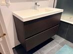Badkamermeubel Detremmerie met wasbak, Ophalen, Gebruikt, 50 tot 100 cm, Minder dan 100 cm