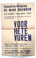 Affiche van Toneelver. "De ware vrienden" Diest, Verzamelen, Posters, Gebruikt, Ophalen of Verzenden, Rechthoekig Staand