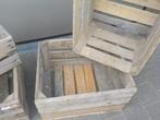 Lot van 4 houten kisten, Huis en Inrichting, Woonaccessoires | Kisten, Ophalen