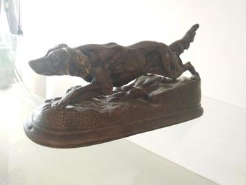 chien en bronze signer XIXÉME beschikbaar voor biedingen