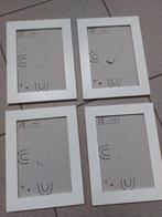 sets van 4 witte houten kadertjes - IKEA, Neuf, Moins de 50 cm, Enlèvement, Bois