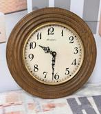 Richter Quartz vintage 1950 wandklok hout houten wand klok, Antiek en Kunst, Ophalen of Verzenden
