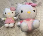 Setje Hello Kitty knuffels 25 en 15 cm., Kinderen en Baby's, Speelgoed | Knuffels en Pluche, Ophalen of Verzenden