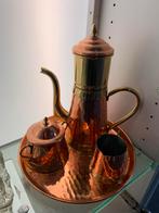 Koperen koffieset, Antiek en Kunst, Ophalen
