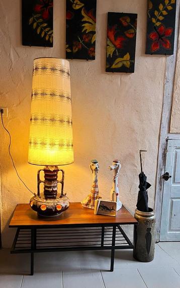 fatlava vloerlamp keramiek vintage jaren 70 west germany beschikbaar voor biedingen