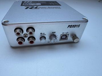 Power Dynamics PDX015 LP's digitaliseren Phono USB Voorverst beschikbaar voor biedingen
