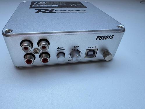 Power Dynamics PDX015 LP's digitaliseren Phono USB Voorverst, Audio, Tv en Foto, Platenspelers, Zo goed als nieuw, Platenspeler-onderdeel
