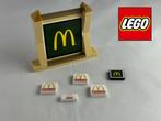 Lego blokken met McDonalds logo's - echte stickers, Briques en vrac, Lego, Utilisé, Enlèvement ou Envoi