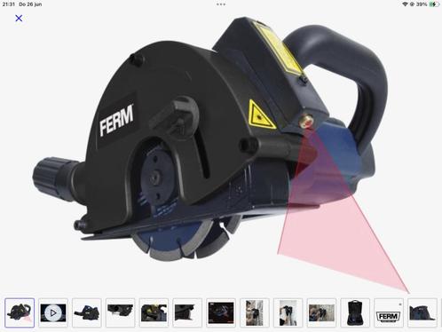 Muursleuvenfrees 1x gebruikt, Doe-het-zelf en Bouw, Gereedschap | Freesmachines, Zo goed als nieuw, Elektrisch, Muurfrees, Ophalen of Verzenden