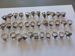 Lot de 35 bagues de fantaisie tête de mort et animaux, Enlèvement ou Envoi