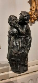 Antiek beeld van kussend paar, Ophalen of Verzenden, Zo goed als nieuw