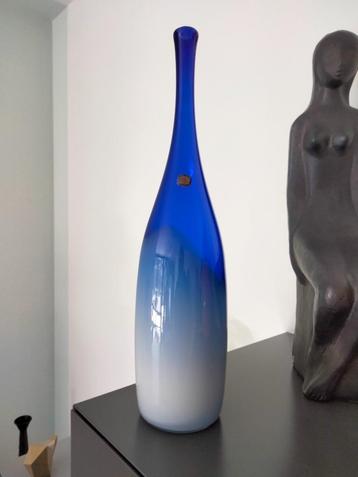 1950s Serica fles vaas Glasfabriek Leerdam Holland Meydam beschikbaar voor biedingen