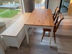 Zitbank kast + 2 tafel + 2 stoelen, Ophalen, Zo goed als nieuw