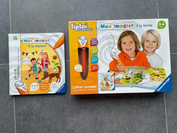 Lot Tiptoi Coffret Imagier à la ferme + Imagier à la maison, Enlèvement