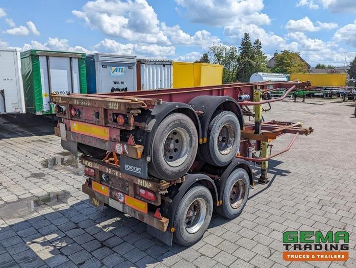 Krone SZC 20FT 2-Assen ROR - STEEL Suspension - DOUBLE tires, Auto's, Vrachtwagens, Aanhangers en Opleggers