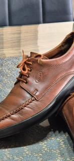 Heren leder schoenen Sioux maat 7,5/41,5, Ophalen of Verzenden, Gedragen