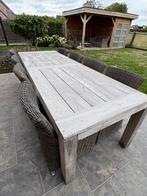 Tuinset bestaande uit 8 stoelen + GRATIS tafel, Tuin en Terras, Tuinsets en Loungesets, Ophalen, Gebruikt, 8 zitplaatsen, Stoel
