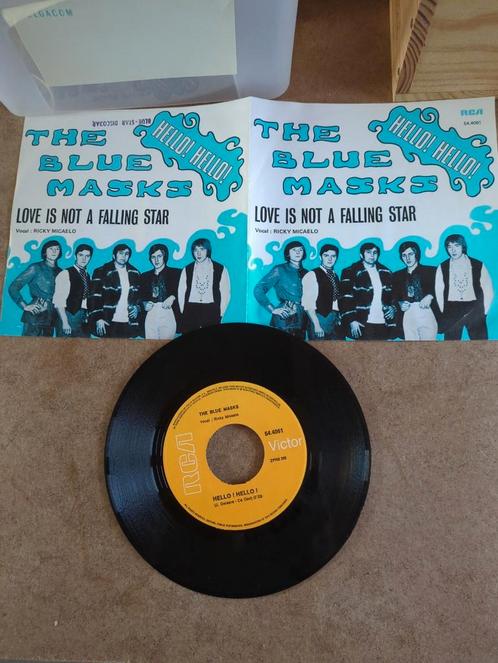 The Blue Masks-Hello! Hello! / Love Is Not A Falling Star, Cd's en Dvd's, Vinyl Singles, Zo goed als nieuw, Single, Pop, Ophalen of Verzenden
