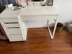 Bureau avec tiroir à roulettes IKEA/à vendre rapidement!, Huis en Inrichting, Gebruikt, Bureau