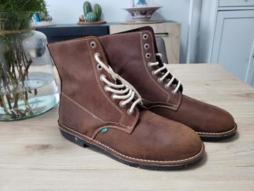 Kickers bruine bottines / Herenschoenen maat 44 