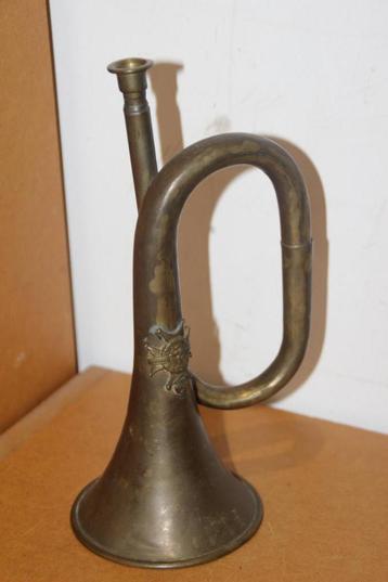 GB WW1 - WW2 Bugle officier "Sherwood Foresters"