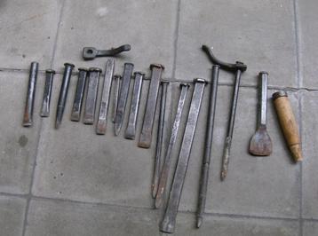 16 x SteenBeitels, Doe-het-zelf en Bouw, Gereedschap | Handgereedschap, Ophalen