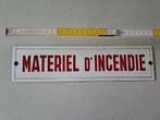 Emaille plaat, materiel d'incendie, Ophalen of Verzenden, Gebruikt