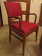 Fauteuil bridge bois et tissu, Ophalen