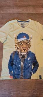 gele t-shirt Here and there met tekening (C&A) maat 164, Kinderen en Baby's, Kinderkleding | Maat 164, C&A, Jongen of Meisje, Ophalen of Verzenden