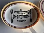 Gien Lucullus assiettes à poisson, Assiettes(s), Céramique, Enlèvement, Utilisé