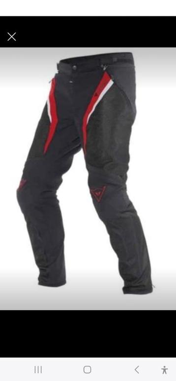 DAINESE - Pantalon Drake Super Air Tex Noir / Rouge / Blanc disponible aux enchères