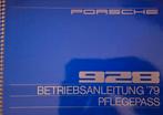 Porsche 928 nieuw instructieboekje 1979., Ophalen of Verzenden