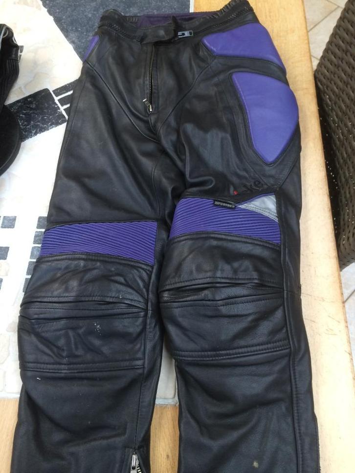 Pantalon moto - Cuir - Adolescent(e) - Gericke, Motoren, Kleding | Motorkleding, Broek | leer, Kinderen, Nieuw zonder kaartje