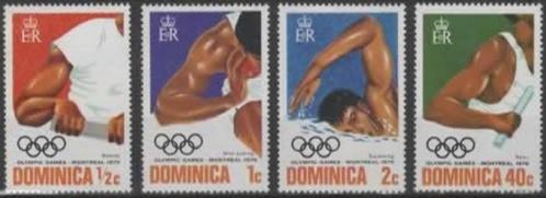 DOMINICA:1976: Y.471-77 + BF36:## Olympics MONTRÉAL 1976 ##, Postzegels en Munten, Postzegels | Thematische zegels, Postfris, Sport