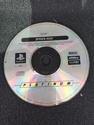 PS1 Spider-Man Platinum-spel. Afspraak mogelijk op 