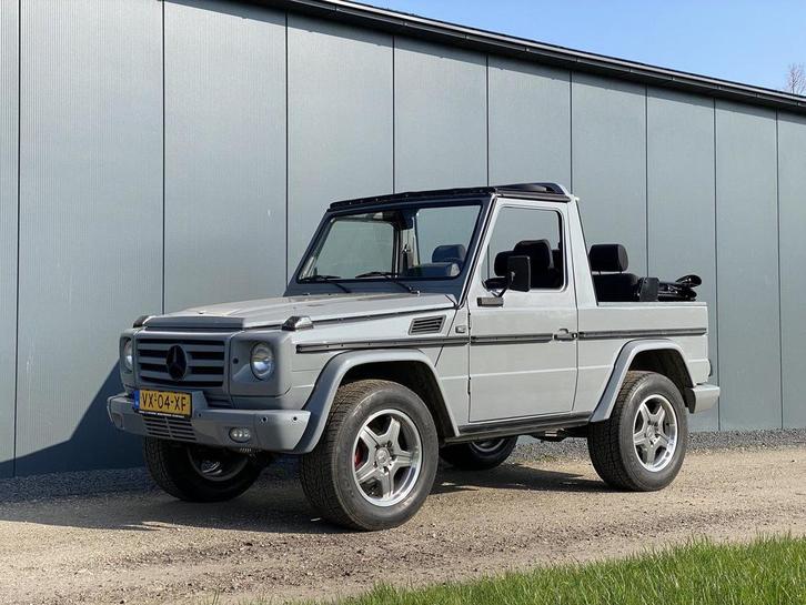 Mercedes-Benz G 230 Cabrio Kompressor 2.3 193PK 1980, Auto's, Mercedes-Benz, G-Klasse, 4x4, Lichtmetalen velgen, Mistlampen, Startonderbreker